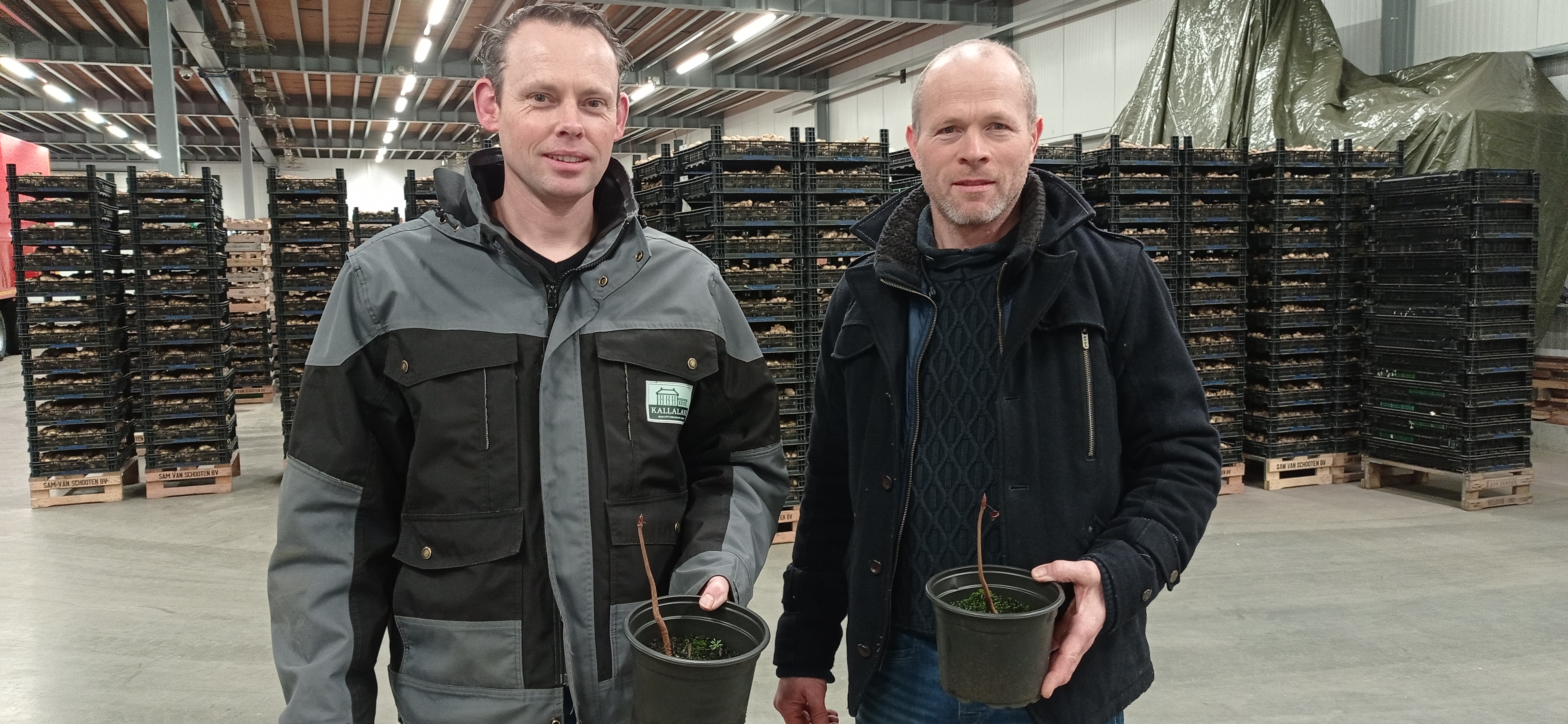 Ton Kortekaas KAVB en Marc Bisschops LTO Duin- en Bollenstreek